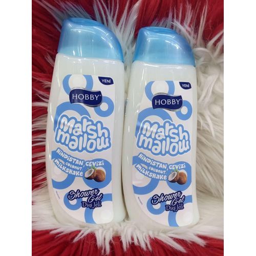 Hobby MarshMallow Coconut Milk Shake3 Hobby Fresh Care Shower Gel in the Marshmallow Coconut scent.