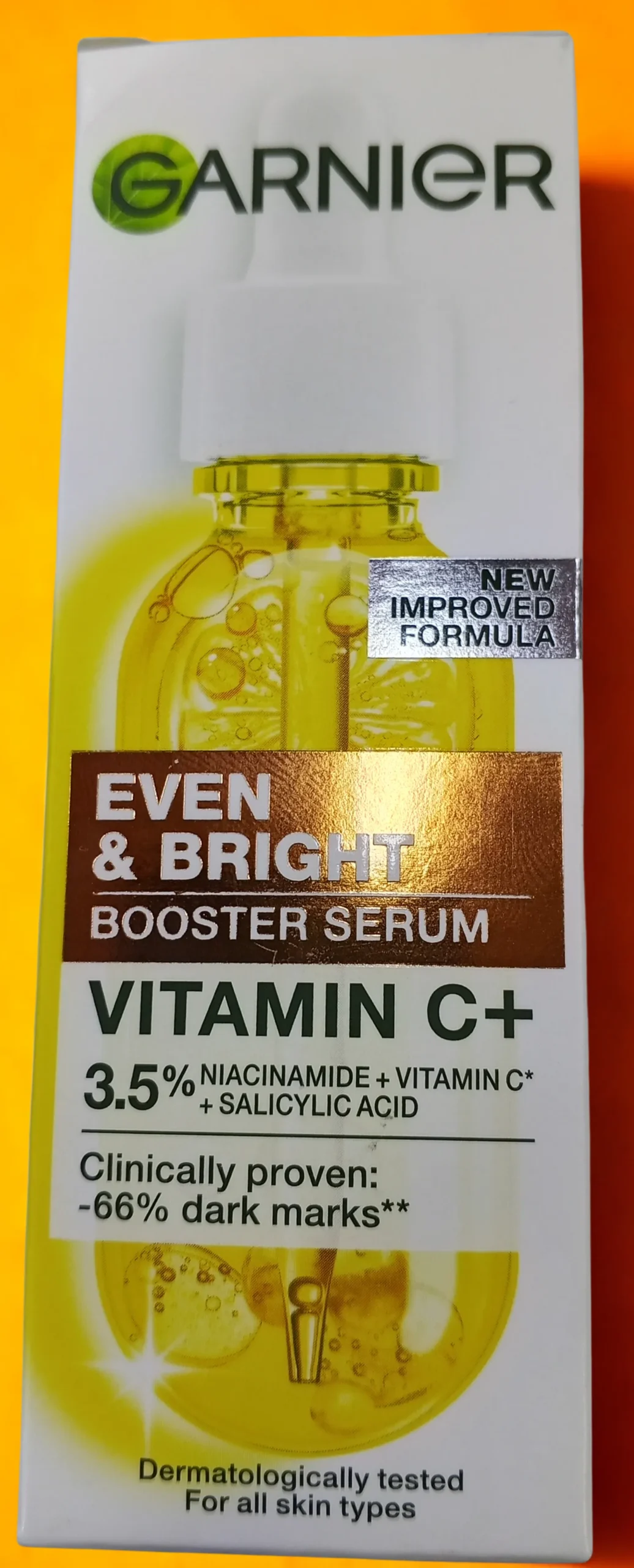 Garnier SkinActive Even & Bright Vitamin C+ Booste Garnier SkinActive Even & Bright Vitamin C+ Booster Serum