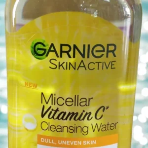 Garnier SkinActive Micellar Vitamin C Cleansing Water.