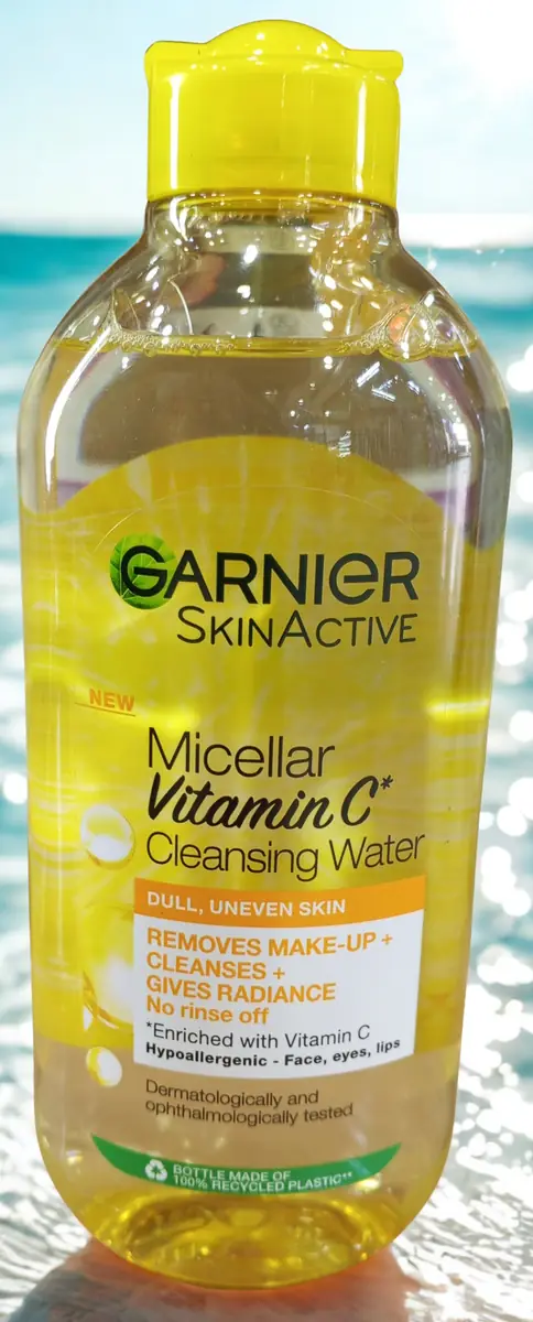 Garnier SkinActive Micellar Vitamin C Cleansing Water.