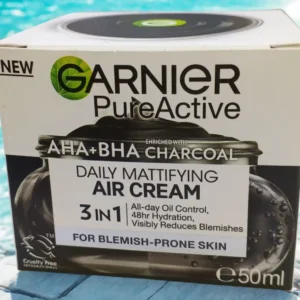 Garnier PureActive AHA+BHA Charcoal Daily Mattifying Air Cream