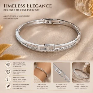 Elegant silver bracelet