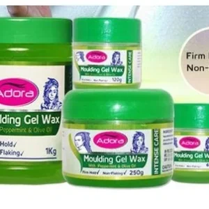 Adora Molding Gel Wax with peppermint and olive oil.