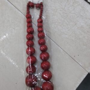 Wooden necklace - Red