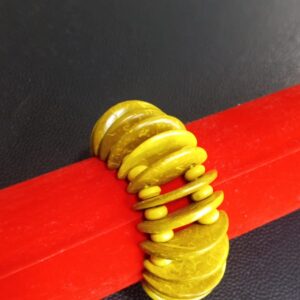 African Coconut Bangle - yellow